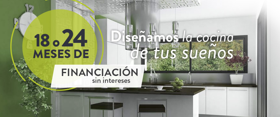 Diseño y equipamiento de cocinas para hogares con financiación