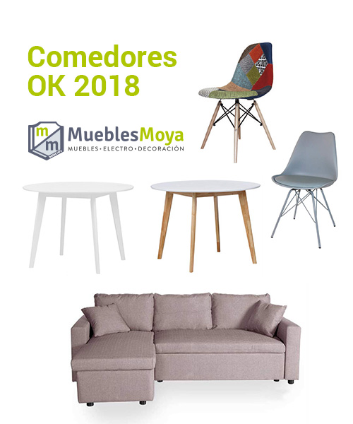 Mesas y sillas de comedor 2018