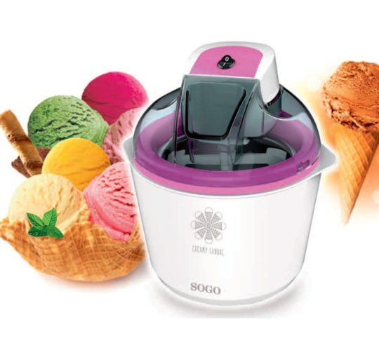 Máquina para hacer Helado SOGO 1,5 L SS-10715  Color Verde