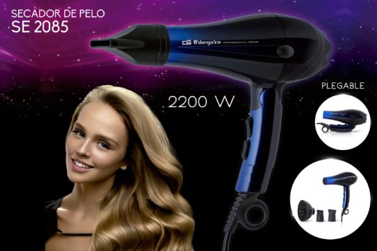 Secador ORBEGOZO SE-2085 2200 W Plegable 16998