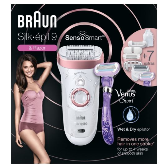 Depiladora BRAUN 9870 SILK EPIL SENSOR SMART