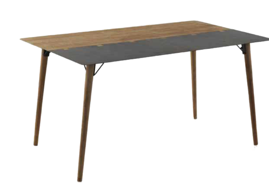 Mesa de comedor madera metal