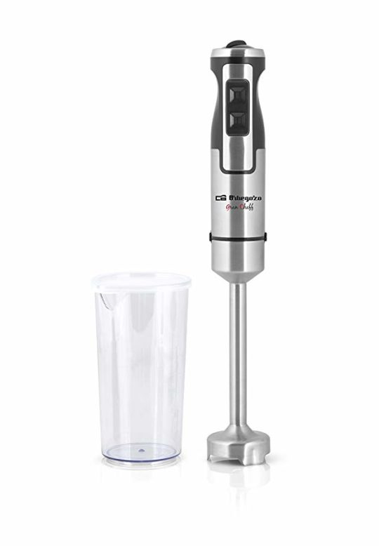 Batidora ORBEGOZO BT-2700 1000 W INOX 2 Pulsadores