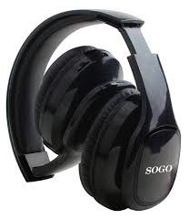 Auricular Bluetooth Color Negro Plega SOGO