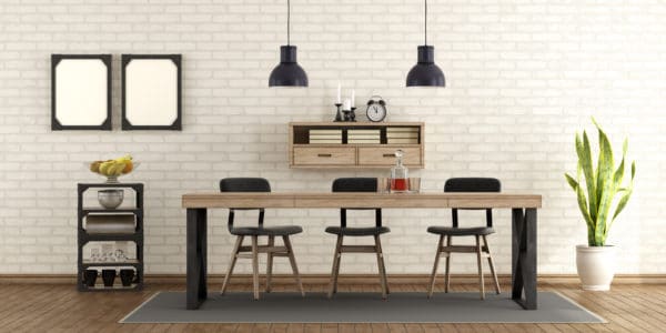 Dining Room In Industrial Style