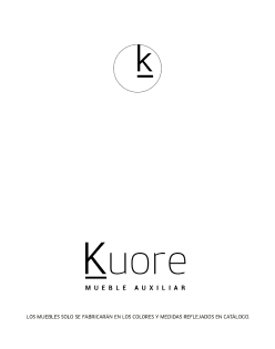 Muebles Serie Kuore 2021