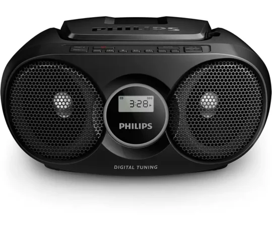 Philips Radio Cd Az215b:12 Negro Compacto